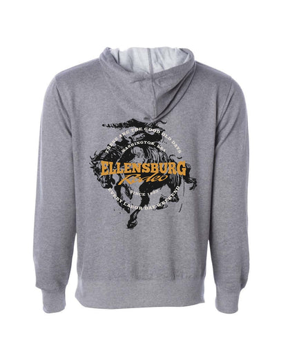 Gunmetal Heather Good Old Days Adult Sweatshirt