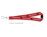 Famous Red Wall Lanyard