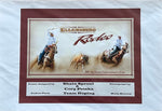 Shain Sproul & Cory Petska Team Roping Print