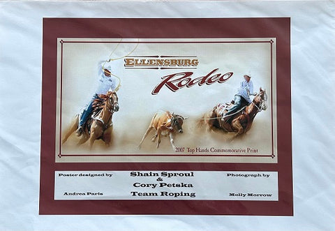 Shain Sproul & Cory Petska Team Roping Print