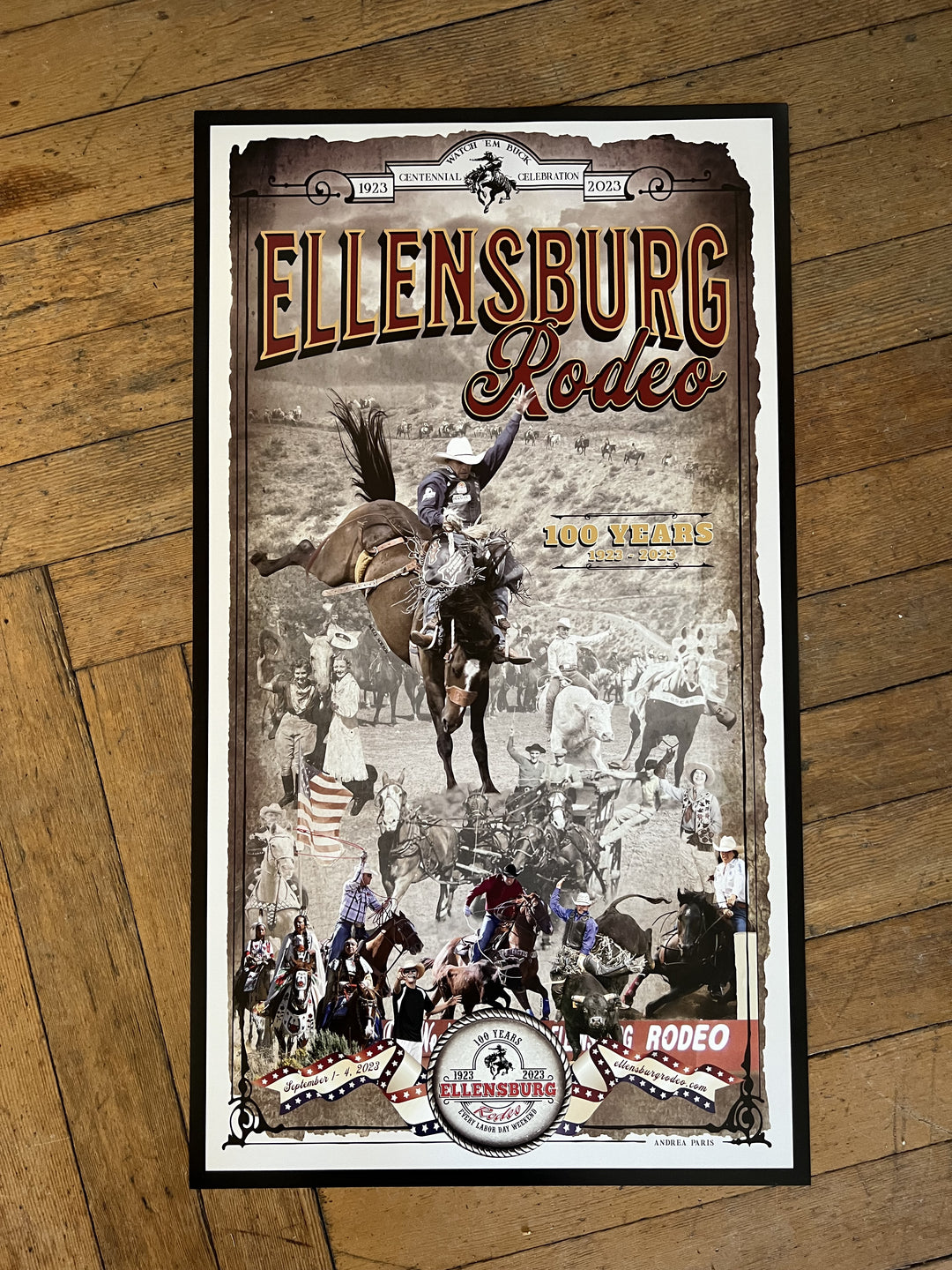 Ellensbr Rodeo Poster - 2023 β Ellensburg Rodeo